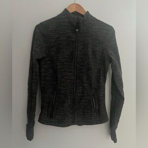 Lululemon Forme Jacket (Cuffins) Deep Coal size 6